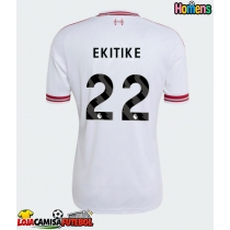 Camisa de Futebol Liverpool Hugo Ekitike #22 Equipamento Secundário 2026-27 Manga Curta